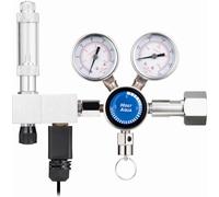 MostAqua Regulador de CO2 de doble etapa para acuario, serie Pro-Master, kit de sistema de CO2 para plantas de acuario, contador de burbujas integrado y presión de salida ajustable