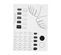 Mostín De Entrenamiento De Uñas - Almohadilla De Manicura De Silicona | Herramientas De Manicura Almohadilla | Estampado De Arte De Uñas | Guía De Pegatinas De Uñas | Estera De Práctica De Arte De Uña