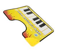 Mostín de piano para el inodoro Toe Toe Toe Tapeing Piano Piano Mat de piano impermeable Alfombra Suena Fácil de usar Piano Sound Mat No. xiangbaoshang(Amarillo)