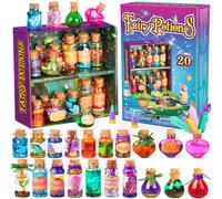 Mostof Kit Pociones Hadas para niños, 20 Pociones Mago & Cristal Energia | Juguete Hada Pociones Artesanal Ninas desde 6, Alas & Cuerno Unicornio, Regalo Cumpleanos, Actividades Familia