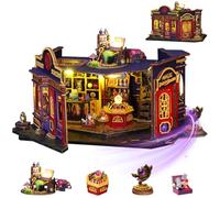 Mostop Kit de casa de muñecas en miniatura, kit de casa de muñecas de madera en miniatura con luz LED, idea creativa para niños y adultos, Magic House DIY Kits (Magic Energy Station)