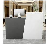 Mostrador de Caja con cajón con Cerradura Mostrador de recepción Mostradores Des recepción Mostradors minorista para oficinas Des Caja vestíbulos y Tiendas,Gray l,120x42x100cm