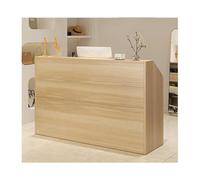 Mostrador de madera con alta resistencia a la compresión, diseño de gran capacidad, 100 cm, ideal para exhibiciones minoristas y muebles elegantes de tienda