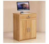 Mostrador de Recepción Compacto Mostrador de Caja Tablero de Estante de 16mm de Grosor Rieles Guía Silenciosos Tres Secciones Bisagras Puerta Con Amortiguación Hidráulica Y Protección Antipinzamiento