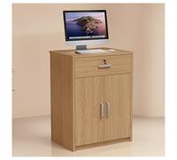 Mostrador de Recepción Compacto Mostrador de Caja Tablero de Estante de 16mm de Grosor Rieles Guía Silenciosos Tres Secciones Bisagras Puerta Con Amortiguación Hidráulica Y Protección Antipinzamiento