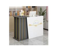 Mostrador de recepción con cajón con cerradura, perfecto para supermercados, hoteles, tiendas de conveniencia, salones, diseño elegante para un servicio al cliente eficiente