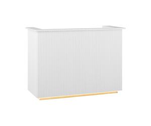 Mostrador de recepción - con iluminación indirecta - con cerradura - estante extraíble para teclado | physa