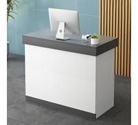 Mostrador de recepción: moderno escritorio con cajones para pago de oficina y espacios minoristas, diseño lujoso para una mejor experiencia del cliente