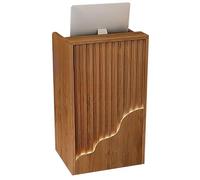 Mostrador de recepción, mostrador de venta minorista con almacenamiento en cajones, mostrador de caja abierto, mostrador de recepción con cajón con cerradura for iglesias, aulas con atril, oficina(B,2