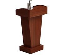 Mostrador de recepción, Púlpito de pie madera, podio, soporte resistente for aula, maestro, iglesia, atril