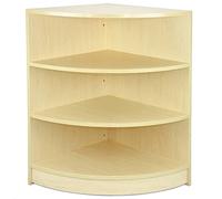 Mostrador Recepcion Curvo Esquina LM60 en Arce Laminado Mostrador Tienda Recepción Peluquería Oficina Peluqueria Barberia Esquinero Mostrador Bar Profesional Comercial 60x60x90cm Counter for Shop