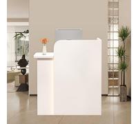 Mostrador Recepcion,Mostradores para Tiendas,Mostradores Recepcion,Mostrador Basic con Cajones,Recepciones Peluqueria,Mueble de Recepción,Balcao de Recepção,Mesa de Recepción de oficina(Wit,60X45X100C