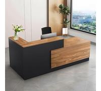 Mostrador Recepcion Mostradores Recepcion Mostradores para Tiendas con Bandeja Teclado Y CajóN Organizador para PeluqueríAs Centros De Belleza Tiendas Hoteles Y Oficinas(A Left, 160*60*100CM)