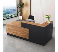 Mostrador Recepcion Mostradores Recepcion Mostradores para Tiendas con Bandeja Teclado Y CajóN Organizador para PeluqueríAs Centros De Belleza Tiendas Hoteles Y Oficinas(A Right, 160*60*100CM)