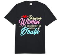 Mostrando a Las Mujeres lo Fuertes Que Son parteras Doula Comfort Colors Adult Heavyweight T-Shirt