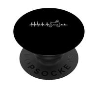 Mostrar el Latido del corazón de la Cabra bóer PopSockets PopGrip Adhesivo