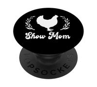 Mostrar Mamá Mamá Ganado Feria Pollo Gallina Amor PopSockets PopGrip Adhesivo