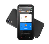 MoStrive Dispositivo de Traductor de Voz,Traductor de Voz inteligente de Dos Vías Traductor de Bolsillo de Fotos en Tiempo Real,150 idiomas Soportados,Traductor de Voz en línea/Fuera de Línea Para