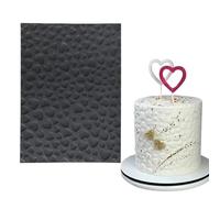 mostsom Molde de encaje de silicona para tartas, diseño de corazón, herramienta flexible de decoración de azúcar para hornear, fondant, chocolate y resina, moldes antiadherentes para decoración de