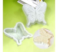 mostsom Molde de silicona para mousse con diseño de mariposa 3D, para postre, pudín, chocolate, decoración de tartas de boda, utensilios para hornear (A_ mariposa)