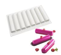 mostsom Moldes de silicona para hornear pasteles de mousse, molde de silicona para chocolate, molde de postre francés para repostería, chocolate, moldes reutilizables antiadherentes de fácil