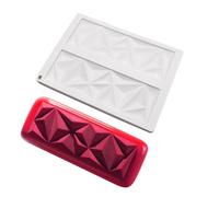 mostsom Moldes de silicona para hornear pasteles de mousse, molde de silicona para chocolate, molde de postre francés para repostería, chocolate, moldes reutilizables antiadherentes de fácil