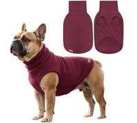 Mosucoirl Suéteres para Perros Suéter Mascotas, Suéter para Perros con Cuello de Tortuga Ropa para Perro cálida Vestido pequeños y medianos XS-4XL (Rojo, L)