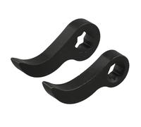 MoSundi 2 adaptadores de llave de palanca para extracción de medio eje, adaptador de palanca de 1/2 pulgada y 3/8 pulgadas, herramienta de reparación de metal para reparación de automóviles