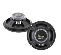 MoSundi 2 altavoces de coche de 6 pulgadas con subwoofer coaxial de alta fidelidad, salida de alta potencia de 50 W, diseño de goma PP a prueba de humedad para un sonido envolvente claro y ajuste