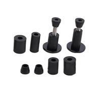MoSundi 2 cubiertas de aluminio CNC para manillar de motocicleta, 22 mm de diámetro, color negro, para manillares de 7/8 pulgadas
