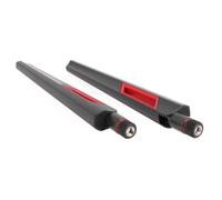 MoSundi 2 piezas de 12 dBi 2.4 GHz 5 GHz de doble banda WiFi Router Antena para conector RP-SMA macho, compatible con adaptador inalámbrico AP WLAN RP-SMA