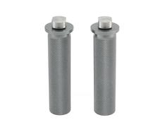 MoSundi Abrazadera de freno de aleación de aluminio de 19/20 mm, 2 unidades, bloque de límite de banco para carpintería, se adapta a agujeros de mesa estándar