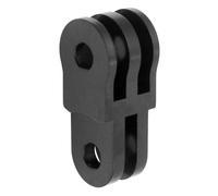 MoSundi Adaptador de metal para cámara de acción, soporte de poste de extensión codireccional compatible con GoPro y DJI, aleación de aluminio, 16 x 35 mm