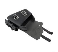 MoSundi Alforja izquierda con almacenamiento lateral para XL 883 1200 48 72, equipaje de motocicleta de piel sintética suave con montaje de liberación rápida, color negro