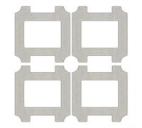 MoSundi Almohadillas de repuesto para fregona, lavables, reutilizables, de repuesto, para ECOVACS para Deebot W2S (paquete de 4)