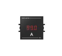 MoSundi Amperímetro digital de CA 6L2 AC 220V 380V con pantalla LED, rango de corriente de 1-120 A, precisión de ± 1%, retroiluminado para poca luz, montaje en panel A de 80 x 80 mm
