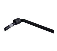 MoSundi Barra de brazo de trémolo de metal de 6 mm, para puentes de guitarra Floyd Rose, barra de estilo a presión con cuello roscado, accesorio de guitarra eléctrica de 7.09 pulgadas, plateado (negro