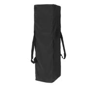 MoSundi Bolsa de almacenamiento impermeable con cordón y correas de mano para muebles de exterior, parrilla y equipo de camping, funda de tela Oxford negra, 140 x 34 x 54 cm