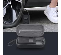 MoSundi Bolsa para bomba de bola eléctrica portátil de inflado rápido, funda protectora de EVA con cinturón elástico y organizador de agujas, compatible con bomba de aire inteligente, color negro, 19