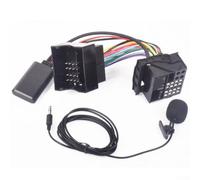 MoSundi Cable adaptador de audio AUX con micrófono externo para Opel CD30 CDC40 CD70 DVD90, para Opel Astra H, Corsa, Zafira, Meriva, Vectra C, Antara, Vivaro