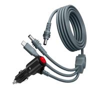 MoSundi Cable de alimentación USB C a CC para Starlink para Mini 100 W, 12 V/24 V, resistente al agua, IP65 con conector de 5,5 x 2,1 mm, núcleo de cobre estañado de 18 AWG, construcción ABS + TPE