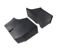 MoSundi Caja de almacenamiento de coche para vehículo eléctrico KONA 2025, compatible con versiones combinadas, paquete de 2, organizador interior de plástico negro