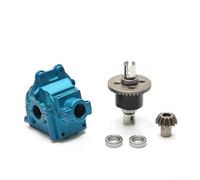 MoSundi Caja de transmisión de metal para WLtoys 144001 RC Car Alloy Gear Box Cover Upgrade Parts Off-Road Racing Blue 4.5x2.6cm(14-A1)
