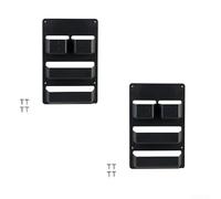 MoSundi Caja impermeable para inodoro RV blanco negro (negro 2)