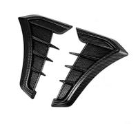 MoSundi Calcomanía para el capó de la ventilación lateral del automóvil, calcomanía de decoración exterior ABS para modificación de la cubierta del motor, accesorios de ajuste de aspecto de fibra de