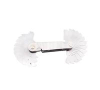 MoSundi Calibre de rosca, 52 piezas, para métricas de 0,25 a 6,0 mm e Imperial 4-62 para medir paso de rosca, cuchillas de acero inoxidable con lectura precisa, 110 x 55 mm