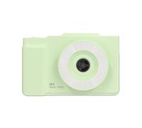 MoSundi Cámara digital 4K con pantalla abatible de 180°, grabación de video HD de 6400 W, pantalla IPS de 2.8 pulgadas, zoom de 16x y tarjeta TF de 32 GB para estudiantes y principiantes (negro) verde