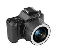 MoSundi Cámara digital de 48 MP 2K con zoom de 16X, herramienta portátil de vlogging y fotografía, pantalla IPS de 2 pulgadas, conexión OTG, 12 luces de relleno LED, cámara compacta de apuntar y