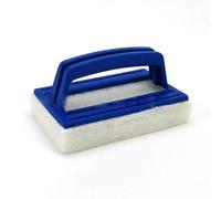 MoSundi Cepillo de mano para limpieza de piscina, 2 unidades, azul y blanco, para limpiar azulejos de piscina, lechada, revestimientos de vinilo y spas
