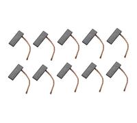 MoSundi Cepillos de motor de carbono de 7 x 8 x 19 mm, 10 unidades de | Paquete de 10 cepillos de carbono de 7 x 8 x 19 mm para herramientas eléctricas de repuesto, motores, taladros y sierras